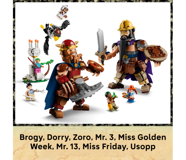 LEGO ONE PIECE 75644 Dorry kontra Brogy — Giganci z Little Garden - 1547418 - zdjęcie 8